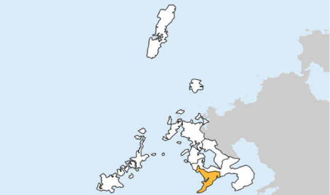 長崎県第1区の地図