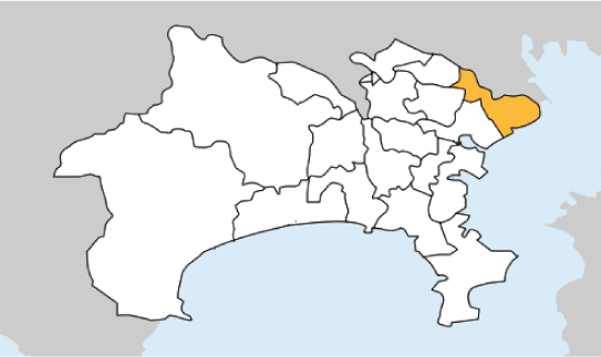 神奈川県第10区の地図